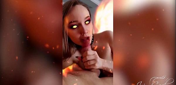  Phoenix Girl Blowjob Big Dick and Hardcore Sex POV - Spanking Fetish